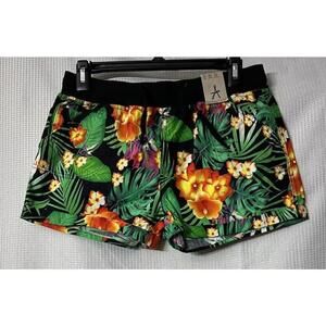 NWT Atmosphere Womens Floral Elastic Waist Drawstring Casual Shorts Size 8